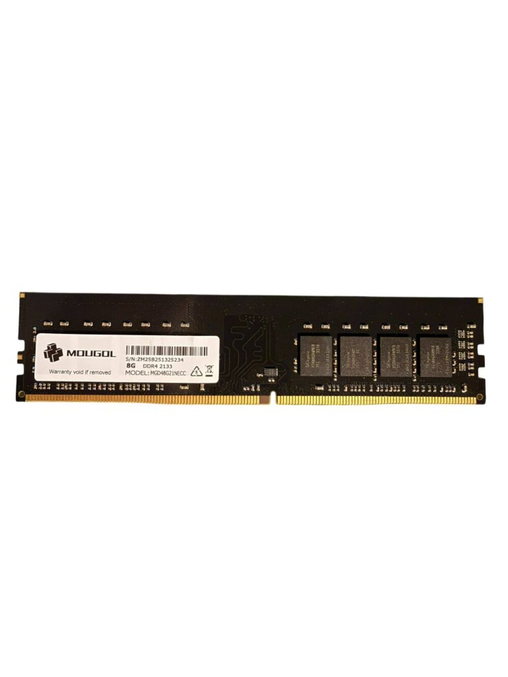 Six (6) Mougol 8GB DDR4 2133MHz Desktop Memory RAM Module Model MGD48G21NECC